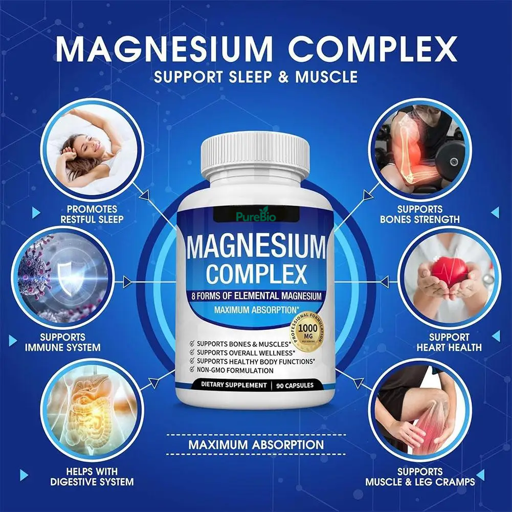 PureBio Magnesium Complex Supplement