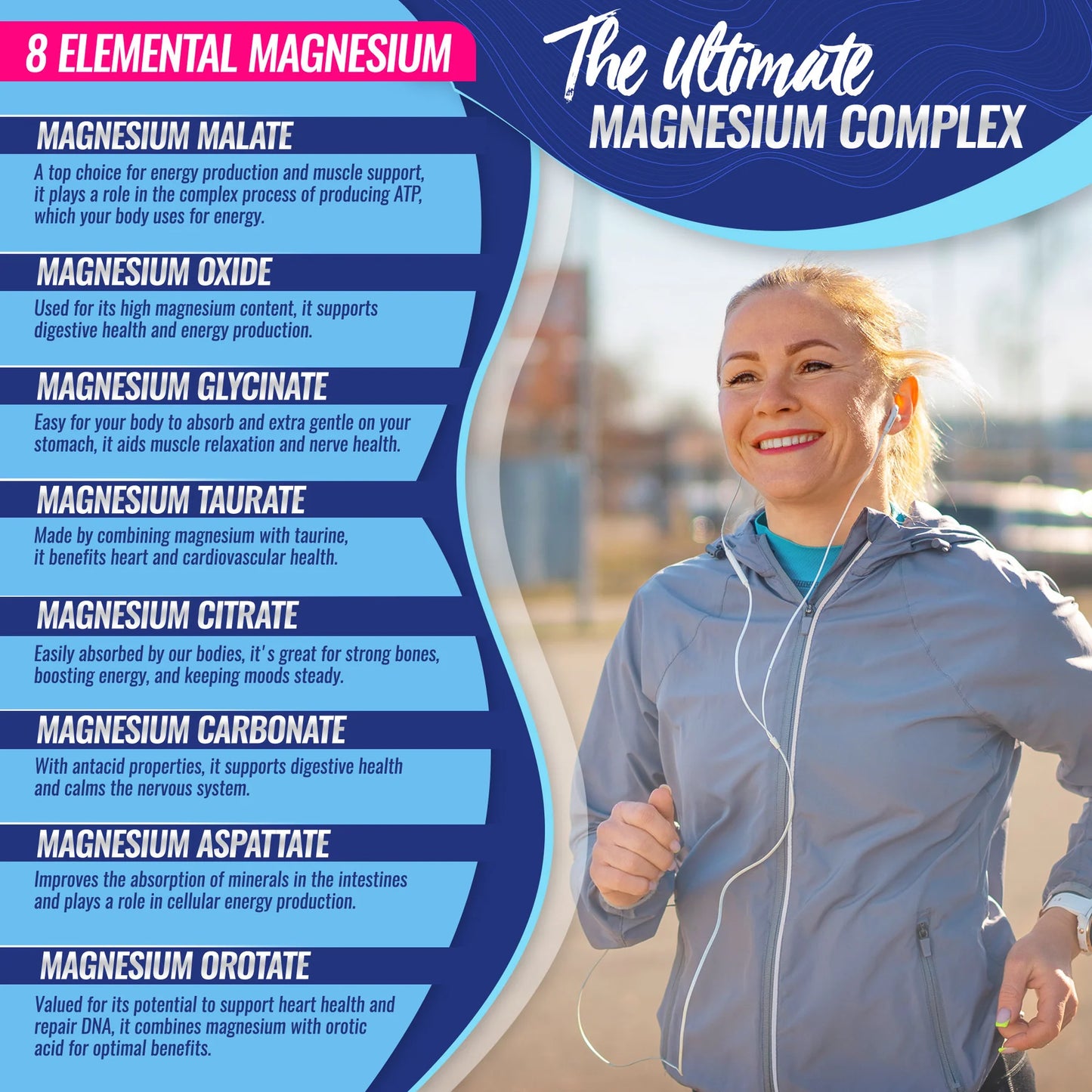 PureBio Magnesium Complex Supplement
